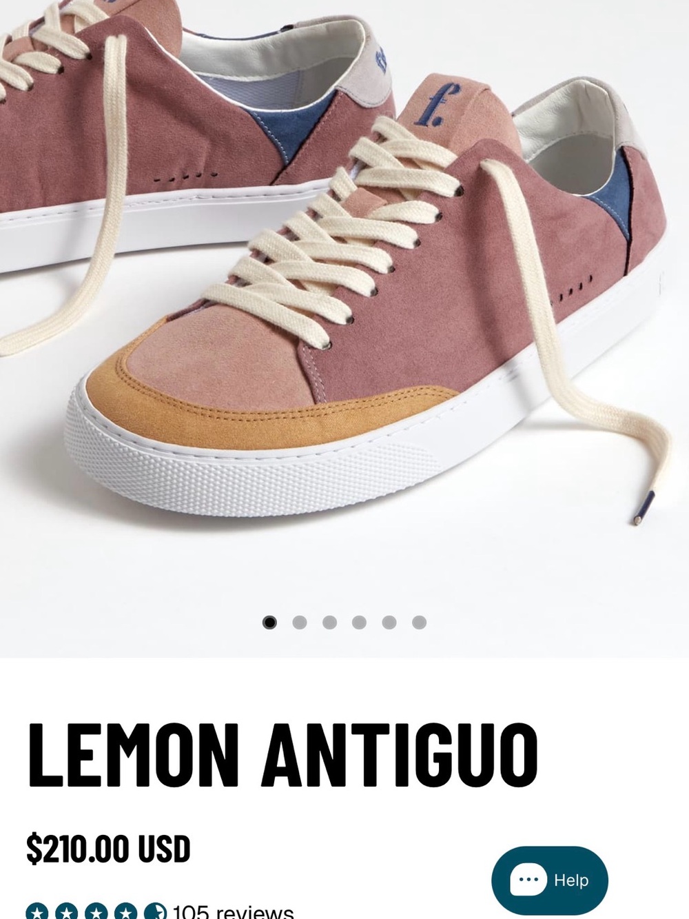 Lemon Antiguo Women's Pink Suede Low-Top Sneakers